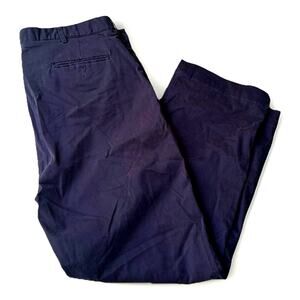 Polo Ralph Lauren Men Pants Black 38x30 Flat Front Soft Feel Chino